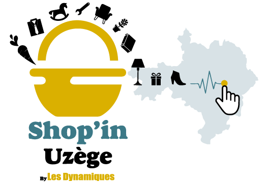 Shop'in Uzège logo plateforme commerce local